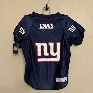 Littlearth Premium Pet NFL New York Giants Stretch Dog  Jersey Size XL